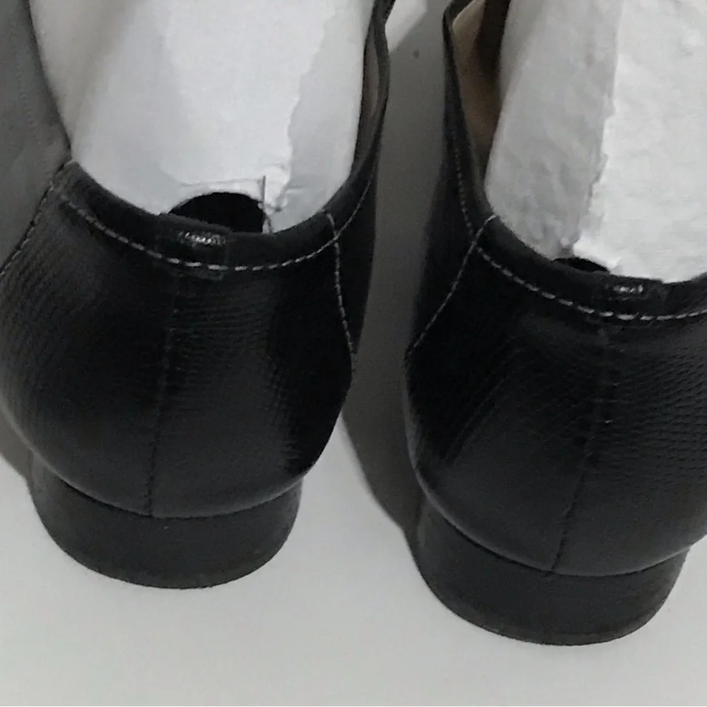 Etienne Aigner 7.5 M Women's Black Loafers Slip-On Shoes - Picture 3 of 5